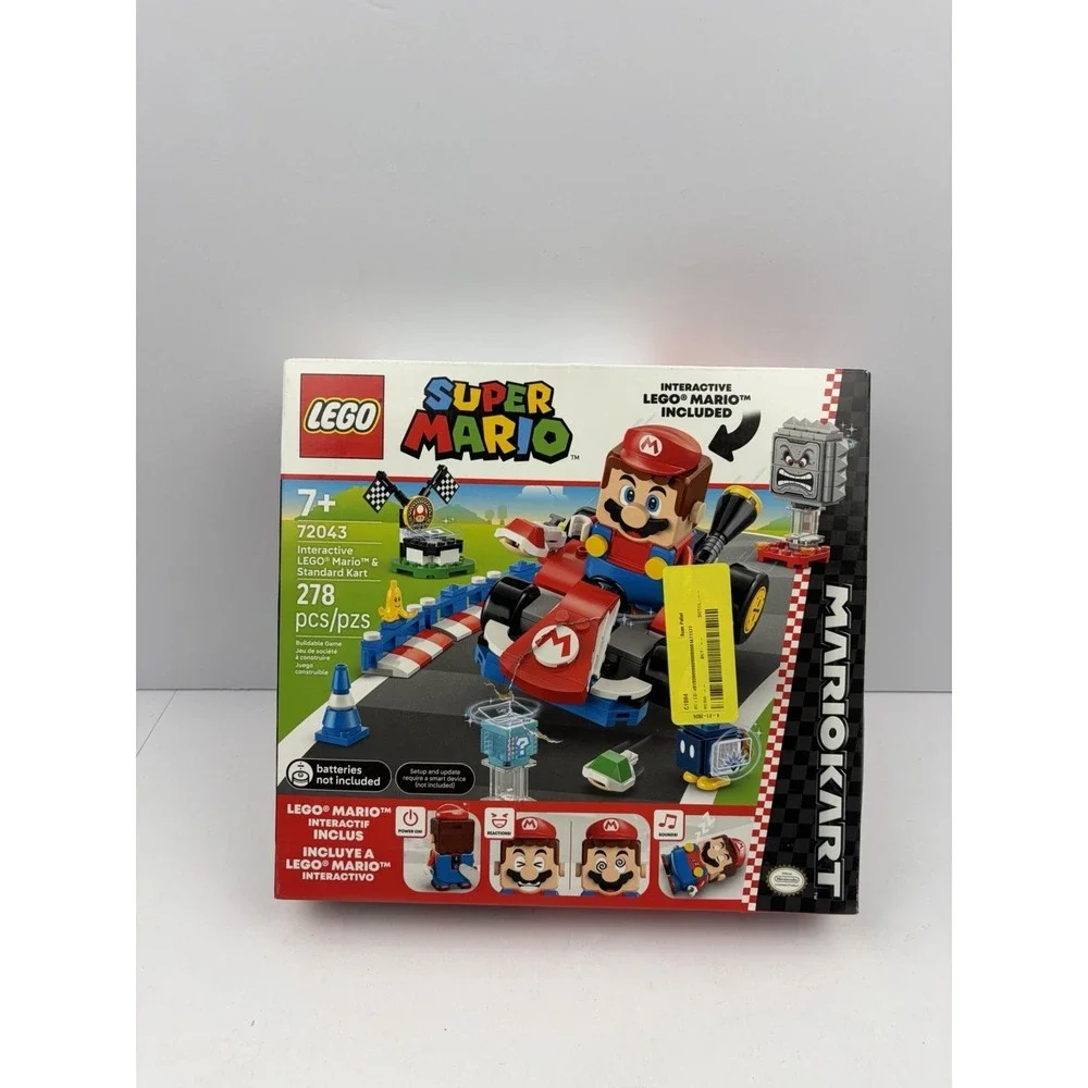 LEGO Super Mario: Mario Kart - Interactive LEGO Mario Kart 72043 NEW Damaged Box
